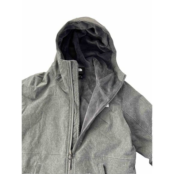 New Womens North Face Coat Jacket XS Fleece Lined Warm Water & Windbreaker Grey - Picture 2 of 12